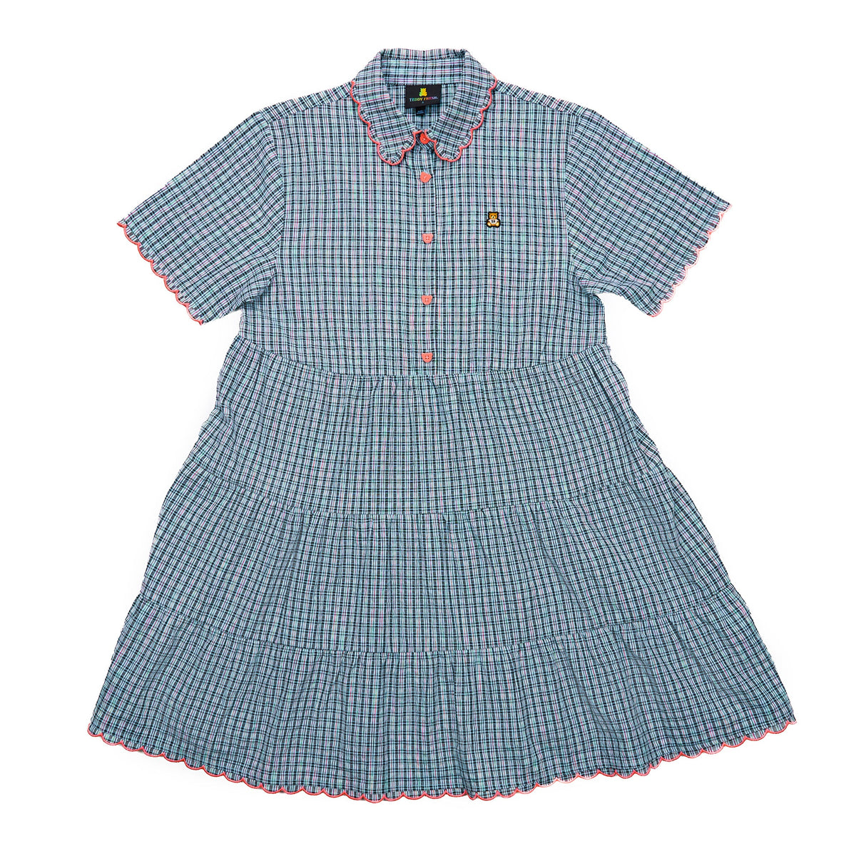 Scallop Trim Dress