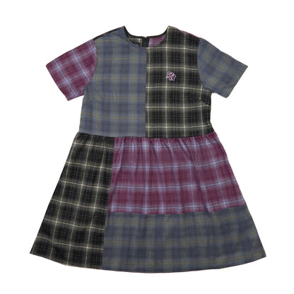 Plaid Patchwork Dress